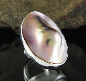 Blister Pearl Ring