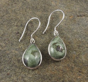 Rainforest Rhyolite Earrings