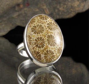 Fossil Coral Ring