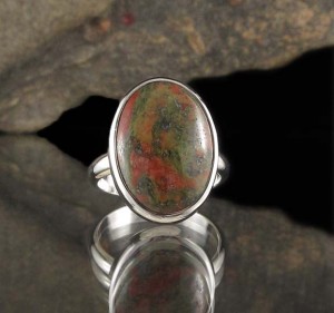 Unakite ring