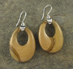 Picture Jasper Earrings