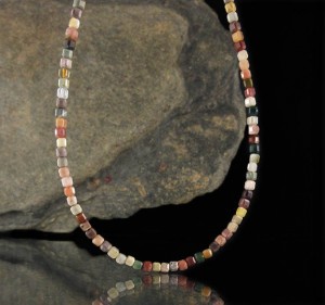 Alashan Jasper Bead Necklace