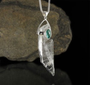 Faden Quartz & Emerald Kyanite Pdt XL