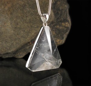 Clear Quartz Pendant XL