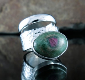 Ruby Fuchsite Ring