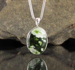 Chrome Chalcedony Pendant Med
