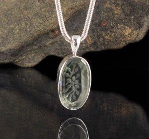 Carved Flower Praisiolite Pdt Med