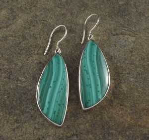 Malachite Earrings