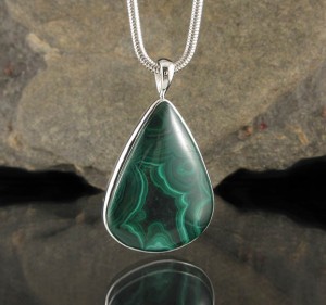 Malachite Pendant Lge