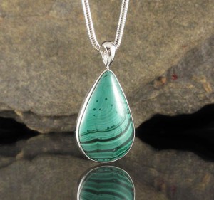 Malachite Pendant Med