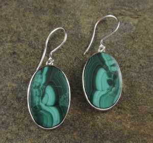 Malachite Earrings 