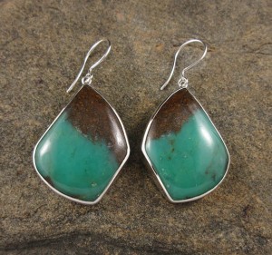 Chrysoprase Earrings XL