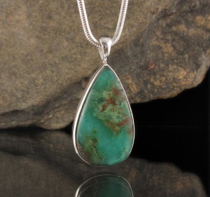 Chrysoprase Pendant Lge