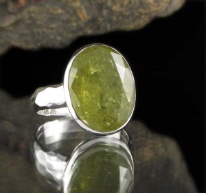 Grossular Garnet Ring 