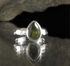 Grossular Garnet Ring