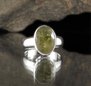 Grossular Garnet Ring