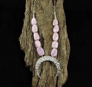 Kunzite 'Moon' Necklace