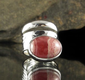 Rhodochrosite Ring