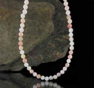 Pink Opal Faceted Bead N/L