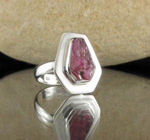 Natural Rough Ruby Ring