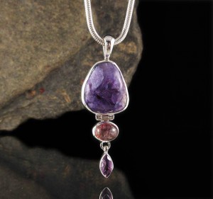 Charoite & Tourmaline & Amethyst Pdt Med