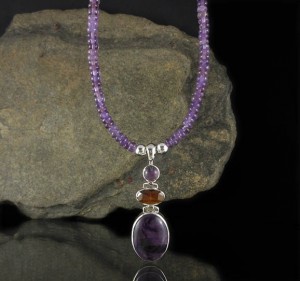Trapiche Amethyst & Orange Kyanite N/L