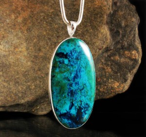 Shattuckite Pendant XL