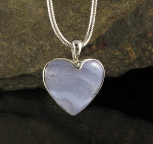 Blue Lace Agate Pendant