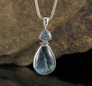 Blue Topaz Pendant Lge