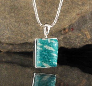 Amazonite Pendant Med