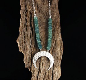 Aust. Kyanite 'Moon' Necklace