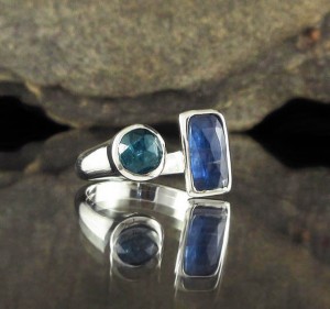 Ocean Kyanite & Blue Kyanite Ring