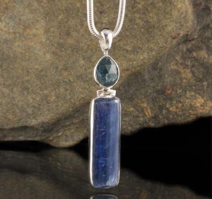 Ocean & Blue Kyanite Pendant Lge