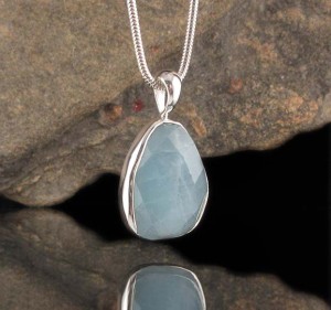 Aquamarine Pendant Med
