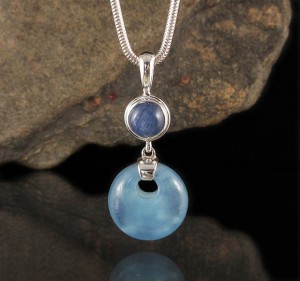 Kyanite & Aquamarine Pdt Lge