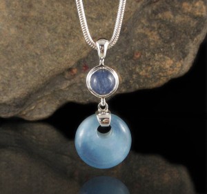 Kyanite & Aquamarine Pdt Lge