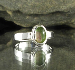 Watermelon Tourmaline Ring