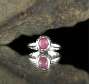 Raspberry Sapphire Ring