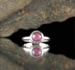 Raspberry Sapphire Ring