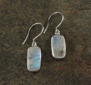 Rainbow Moonstone Earrings