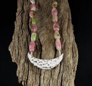 Bi-colour Tourmaline Necklace