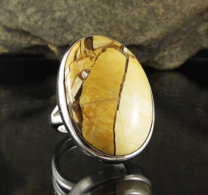 SALE Brecciated Mookaite Ring