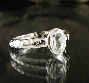 White Topaz Ring