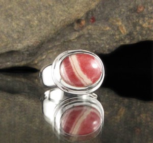 Rhodochrosite Ring