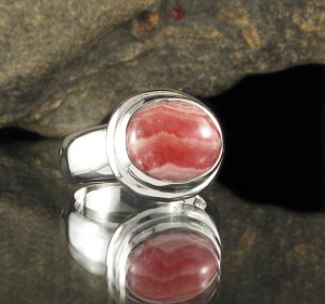 Rhodochrosite Ring