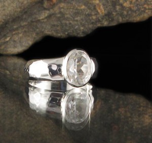 White Topaz Ring