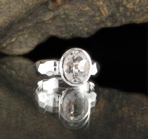 White Topaz Ring