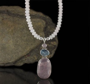 Rose Quartz & Aquamarine Necklace