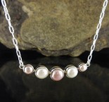 Multi-coloured Pearl Necklace