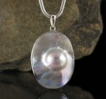 Blister Pearl Pendant Large